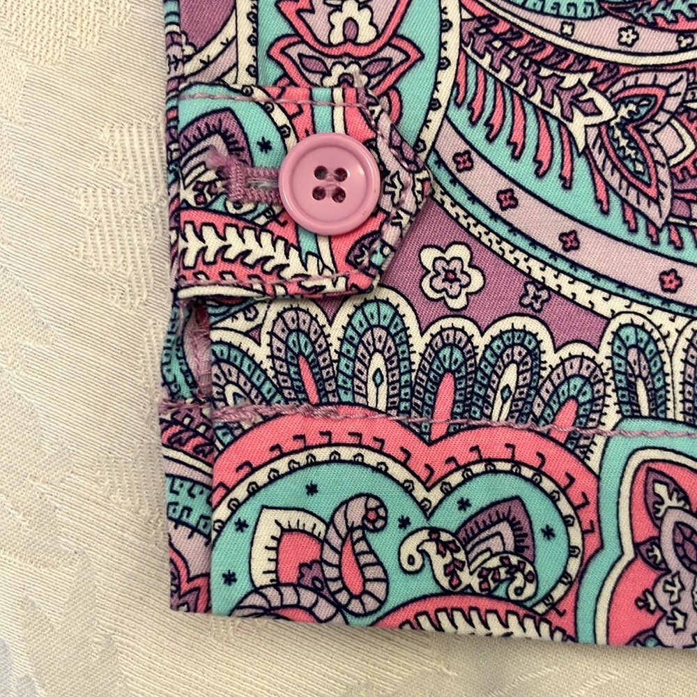 Talbots Petite Perfect Crop in Purple Paisley PRICE DROP!! - Picture 6 of 7